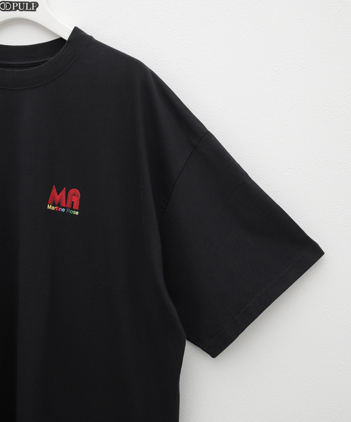 MARTINE ROSE(マーティンローズ)の「【MARTINEROSE / マーティンローズ】OVERSIZED T-SH 70s MULTI(Tシャツ/カットソー・メンズ・ブラック・SMALL)」の4枚目の写真