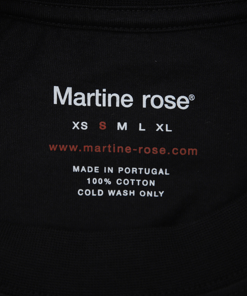 MARTINE ROSE(マーティンローズ)の「【MARTINEROSE / マーティンローズ】OVERSIZED T-SH 70s MULTI(Tシャツ/カットソー・メンズ・ブラック・SMALL)」の3枚目の写真