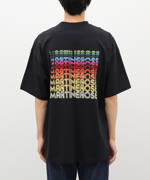 MARTINE ROSE(マーティンローズ)の「【MARTINEROSE / マーティンローズ】OVERSIZED T-SH 70s MULTI(Tシャツ/カットソー・メンズ・ブラック・SMALL)」の12枚目の写真