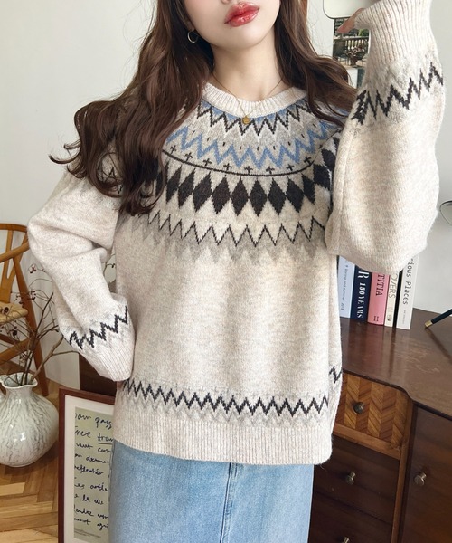 正規品♡シュタイフ♡ジャガード上下セット♡ブラウン JU5602EW02269_fw_thumbM.jpg