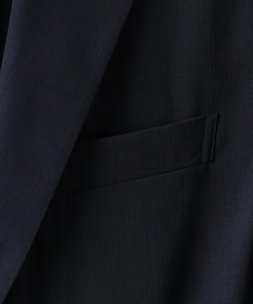 green label relaxing(グリーンレーベルリラクシング)の「A+ ラッカン リネンライク 2B ジャケット -ウォッシャブル・ストレッチ・防シワ・吸水速乾-(テーラードジャケット・メンズ・グレー/ネイビー・S/M/L/XL)」の14枚目の写真