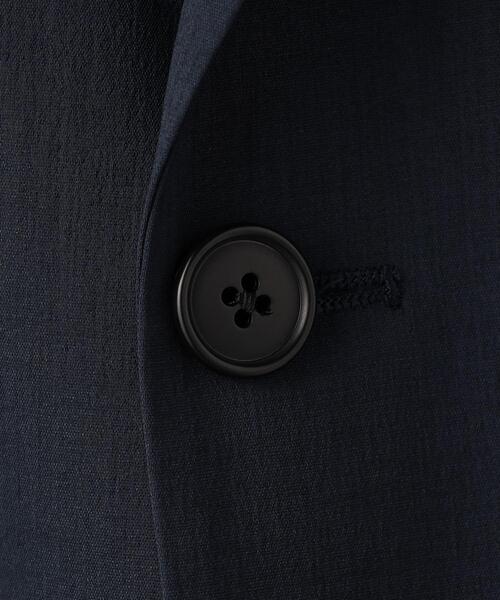 green label relaxing(グリーンレーベルリラクシング)の「A+ ラッカン リネンライク 2B ジャケット -ウォッシャブル・ストレッチ・防シワ・吸水速乾-(テーラードジャケット・メンズ・グレー/ネイビー・S/M/L/XL)」の18枚目の写真