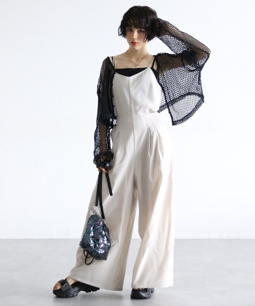 PAGEBOY（ページボーイ）の「メッシュショート2WAYプルオーバー（Tシャツ/カットソー・レディース・オフホワイト/ブルー/ブラック/カーキ・FREE）」の11枚目の写真