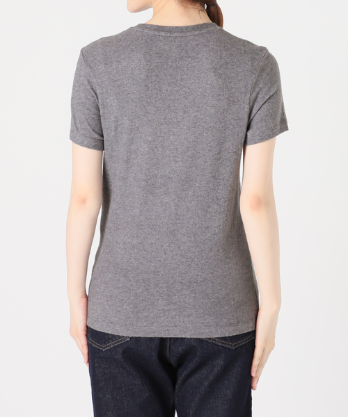 SLOBE IENA(スローブイエナ)の「【AMERICAN VINTAGE】 コットンレーヨンTシャツ(Tシャツ/カットソー・レディース・チャコールグレー/ライトグレー・FREE)」の21枚目の写真