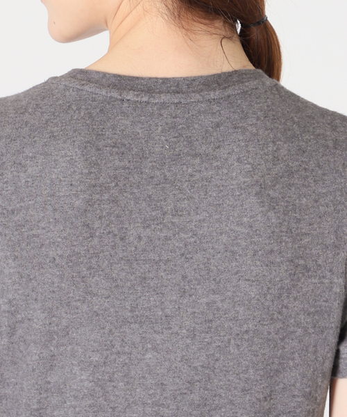 SLOBE IENA(スローブイエナ)の「【AMERICAN VINTAGE】 コットンレーヨンTシャツ(Tシャツ/カットソー・レディース・チャコールグレー/ライトグレー・FREE)」の22枚目の写真