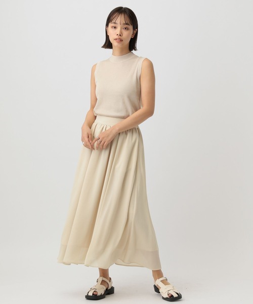 saloon（サルーン）の「SALOON(サルーン)/楊柳スカート（スカート・レディース・ブラック/グレー/イエロー・FREE）」の9枚目の写真