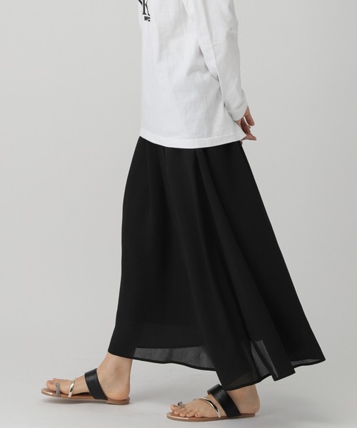 saloon（サルーン）の「SALOON(サルーン)/楊柳スカート（スカート・レディース・ブラック/グレー/イエロー・FREE）」の12枚目の写真
