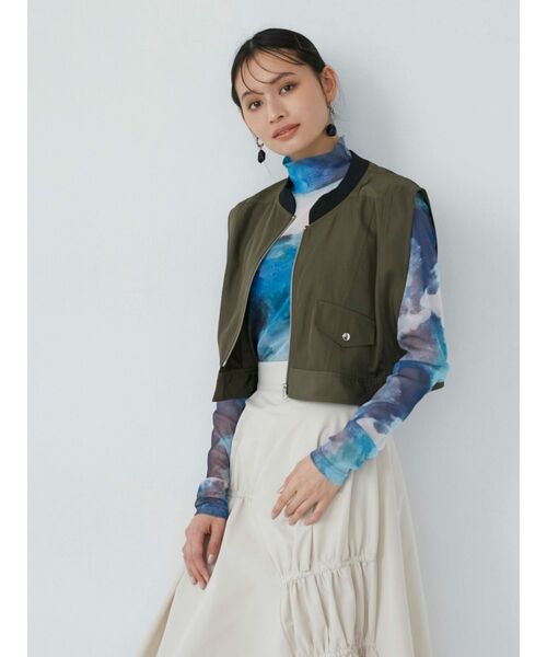 ムルーア　プリントチュールインナー MURUA（ムルーア）の「プリントチュールインナー（Tシャツ