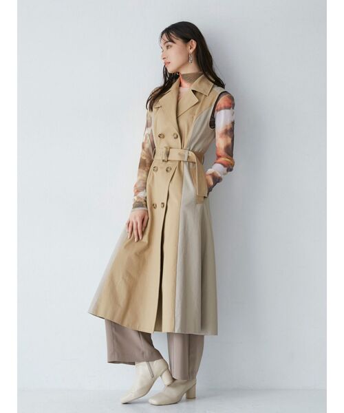 MURUA（ムルーア）の「プリントチュールインナー（Tシャツ/カットソー・レディース・ブルー/オレンジ・FREE）」の17枚目の写真