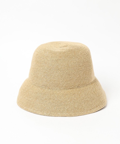 LEPSIM(レプシィム)の「リボン付きペーパーバケハ 182813(ハット・レディース・ブラウン/ベージュ・ONE SIZE)」の9枚目の写真