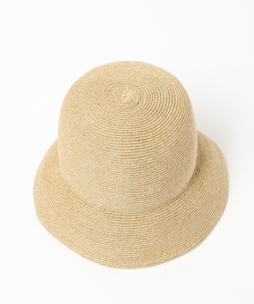 LEPSIM(レプシィム)の「リボン付きペーパーバケハ 182813(ハット・レディース・ブラウン/ベージュ・ONE SIZE)」の12枚目の写真