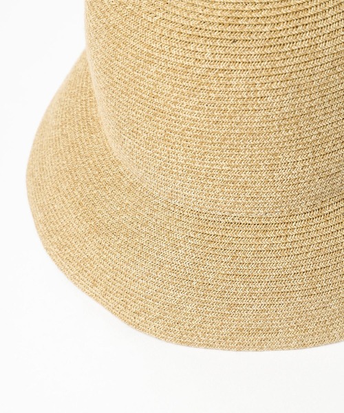 LEPSIM(レプシィム)の「リボン付きペーパーバケハ 182813(ハット・レディース・ブラウン/ベージュ・ONE SIZE)」の14枚目の写真