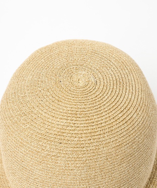 LEPSIM(レプシィム)の「リボン付きペーパーバケハ 182813(ハット・レディース・ブラウン/ベージュ・ONE SIZE)」の15枚目の写真