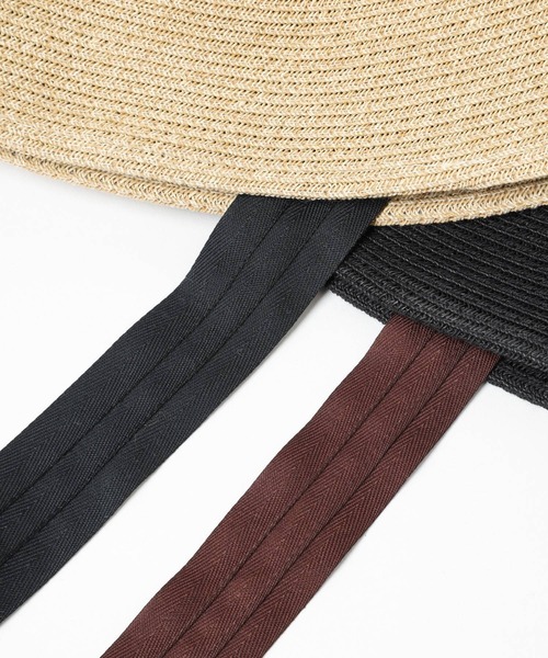 LEPSIM(レプシィム)の「リボン付きペーパーバケハ 182813(ハット・レディース・ブラウン/ベージュ・ONE SIZE)」の20枚目の写真