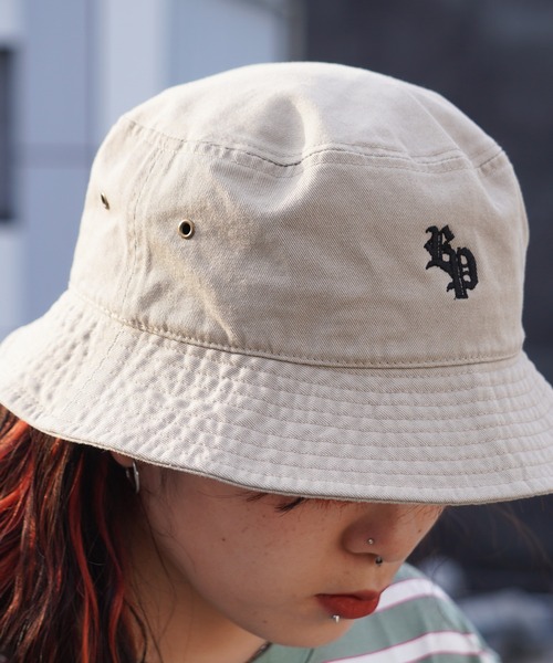 HYSTERIC GLAMOUR 帽子 ハット AUTHENTIC刺繍 バケットハット