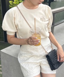 one after another NICE CLAUP | 【WEB限定商品】エンブレムブローチセットサマーニット(ニット/セーター)