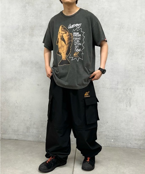 Sourcream（サワークリーム）の「【Sourcream/サワークリーム】SOUR FISH チェンジワイドカーゴパンツ（カーゴパンツ・メンズ・ブラック/アイボリー・FREE）」の11枚目の写真