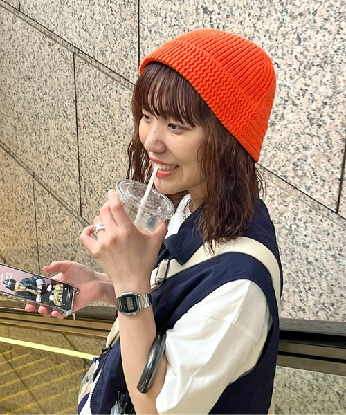 CPCM(シーピーシーエム)の「【hijiri'sセレクト】ニットバケハ(ハット・メンズ・ブラック/ホワイト/グレー/オレンジ/サックスブルー/ブラック系その他・FREE)」の6枚目の写真