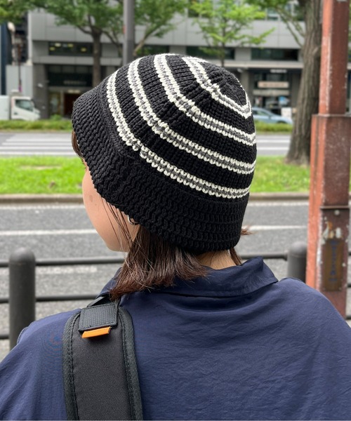 CPCM(シーピーシーエム)の「【hijiri'sセレクト】ニットバケハ(ハット・メンズ・ブラック/ホワイト/グレー/オレンジ/サックスブルー/ブラック系その他・FREE)」の8枚目の写真