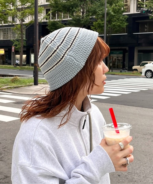 CPCM(シーピーシーエム)の「【hijiri'sセレクト】ニットバケハ(ハット・メンズ・ブラック/ホワイト/グレー/オレンジ/サックスブルー/ブラック系その他・FREE)」の15枚目の写真