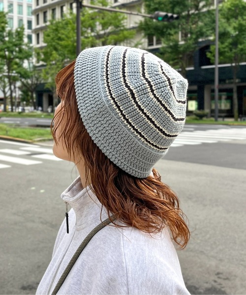 CPCM(シーピーシーエム)の「【hijiri'sセレクト】ニットバケハ(ハット・メンズ・ブラック/ホワイト/グレー/オレンジ/サックスブルー/ブラック系その他・FREE)」の19枚目の写真