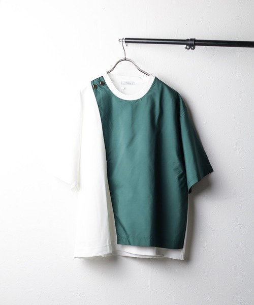 ARCHIVER(アーカイバ)の「【Sa】【it】梨地 アシンメトリー オーバーサイズTシャツ(Tシャツ/カットソー・レディース・その他4/その他1/その他3/その他2・M/L)」の3枚目の写真