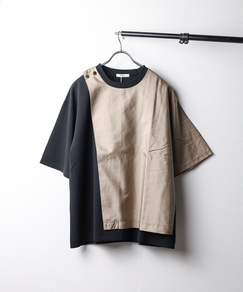 ARCHIVER(アーカイバ)の「【Sa】【it】梨地 アシンメトリー オーバーサイズTシャツ(Tシャツ/カットソー・レディース・その他4/その他1/その他3/その他2・M/L)」の4枚目の写真