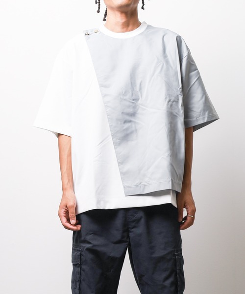 ARCHIVER(アーカイバ)の「【Sa】【it】梨地 アシンメトリー オーバーサイズTシャツ(Tシャツ/カットソー・レディース・その他4/その他1/その他3/その他2・M/L)」の8枚目の写真