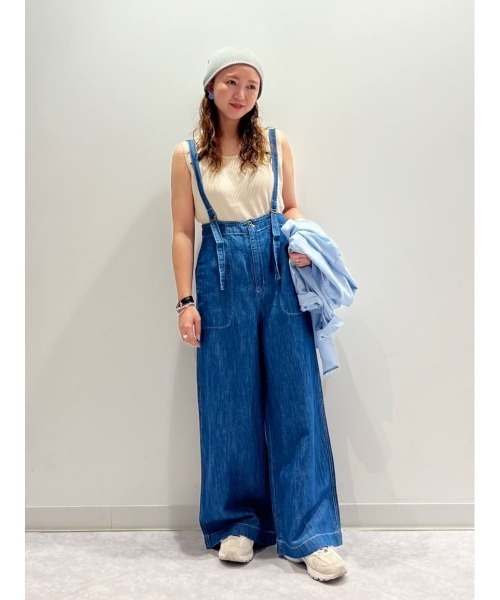 BACK NUMBER（バックナンバー）の「【BACK NUMBER】ニットリブタンクトップ（タンクトップ・レディース・ブラック/オフホワイト/ライトブラウン・M/L）」の15枚目の写真