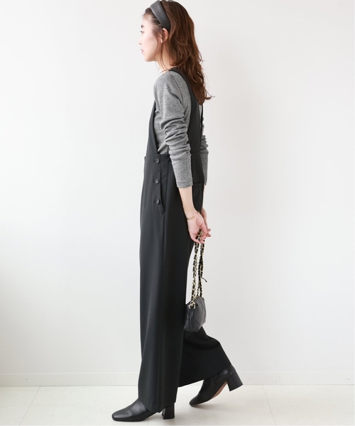 MILLER（ミラー）の「《追加2》別注【MILLER/ミラー】*RELUME C/N L/S：ロングスリーブTシャツ（Tシャツ/カットソー・レディース・ホワイト×ホワイト/ブラウン/ライトグリーン/ブラック系その他・FREE）」の6枚目の写真