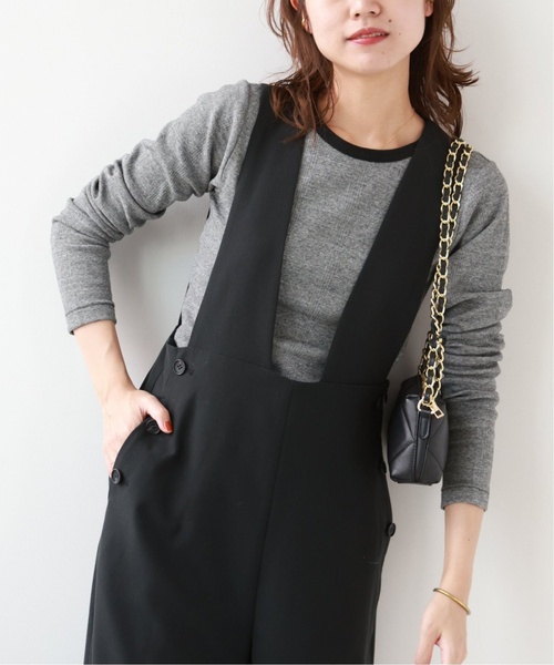 MILLER（ミラー）の「《追加2》別注【MILLER/ミラー】*RELUME C/N L/S：ロングスリーブTシャツ（Tシャツ/カットソー・レディース・ホワイト×ホワイト/ブラウン/ライトグリーン/ブラック系その他・FREE）」の9枚目の写真