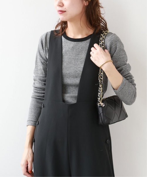 MILLER（ミラー）の「《追加2》別注【MILLER/ミラー】*RELUME C/N L/S：ロングスリーブTシャツ（Tシャツ/カットソー・レディース・ホワイト×ホワイト/ブラウン/ライトグリーン/ブラック系その他・FREE）」の10枚目の写真