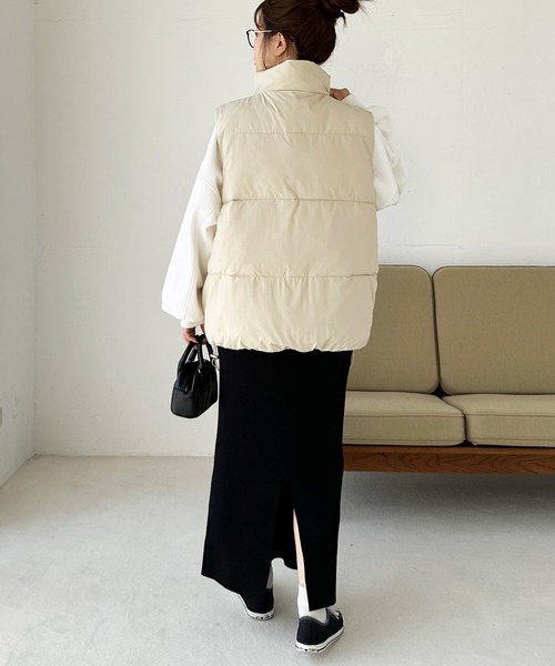 DISCOAT(ディスコート)の「中綿ベスト(ベスト・レディース・ブラック/ブラウン/アイボリー・FREE)」の13枚目の写真