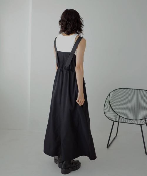 hellam(へラム)の「ナイロン 配色ミリタリージャンスカ(スカート・レディース・ブラック/チャコールグレー/カーキ/ホワイト/グレー・FREE)」の12枚目の写真