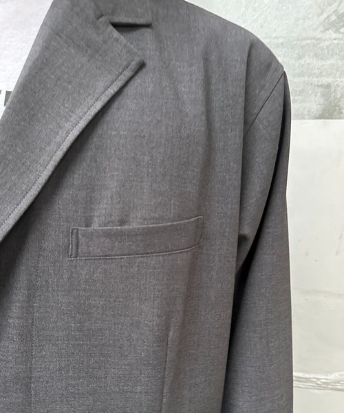 CIAOPANIC（チャオパニック）の「テーラードジャケット（テーラードジャケット・メンズ・グレー/ブラック・M/L）」の10枚目の写真