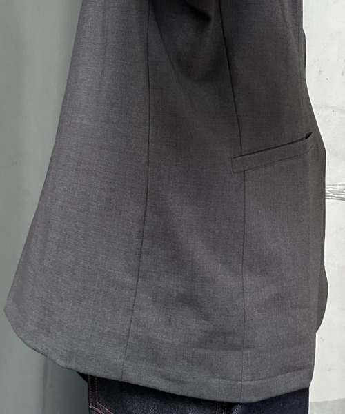 CIAOPANIC（チャオパニック）の「テーラードジャケット（テーラードジャケット・メンズ・グレー/ブラック・M/L）」の13枚目の写真