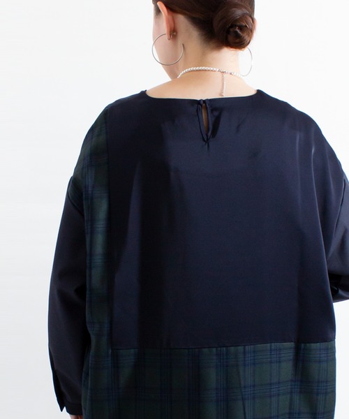 ALL ORDINARIES（オールオーディナリーズ）の「【KELEN（ケレン）】チェックコンビドレス（ワンピース・レディース・グリーン・M）」の6枚目の写真