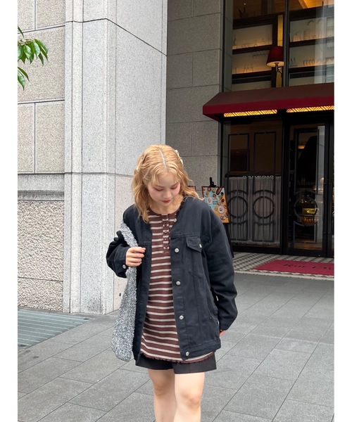 トップス border waffle undulate frill tops border waffle undulate frill tops