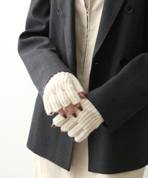 SLOBE IENA | 【WILLIAM BRUNTON/ウィリアム ブラントン】カシミアRIB Fingerless(手袋)