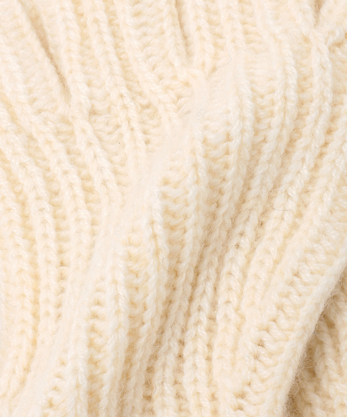 SLOBE IENA(スローブイエナ)の「【WILLIAM BRUNTON/ウィリアム ブラントン】カシミアRIB Fingerless(手袋・レディース・アイボリー/オレンジ/サックスブルー・FREE)」の20枚目の写真