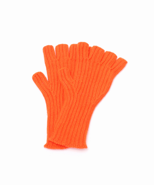SLOBE IENA(スローブイエナ)の「【WILLIAM BRUNTON/ウィリアム ブラントン】カシミアRIB Fingerless(手袋・レディース・アイボリー/オレンジ/サックスブルー・FREE)」の21枚目の写真