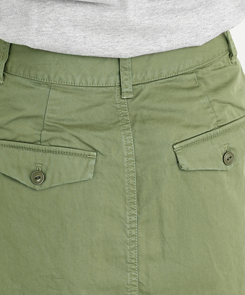 B:MING by BEAMS（ビーミングバイビームス）の「ビーミング by ビームス / ツイルラップスカート（スカート・レディース・スミクロ/カーキ・MEDIUM/SMALL）」の8枚目の写真