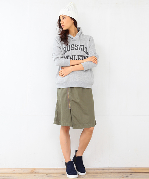 B:MING by BEAMS（ビーミングバイビームス）の「ビーミング by ビームス / ツイルラップスカート（スカート・レディース・スミクロ/カーキ・MEDIUM/SMALL）」の10枚目の写真