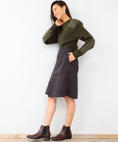 B:MING by BEAMS（ビーミングバイビームス）の「ビーミング by ビームス / ツイルラップスカート（スカート・レディース・スミクロ/カーキ・MEDIUM/SMALL）」の13枚目の写真