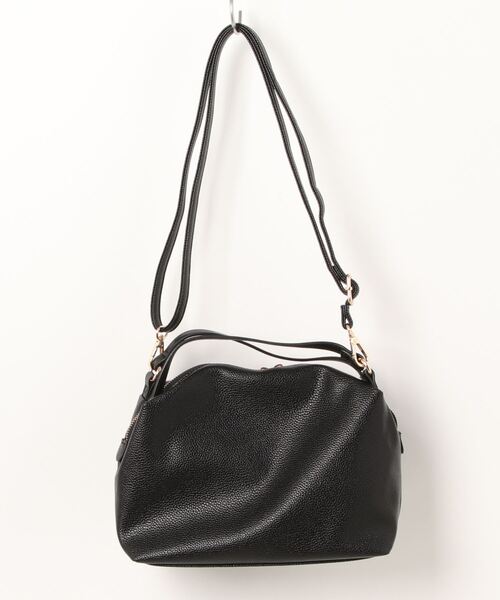 KOBE LETTUCE（コウベレタス）の「2ハンドルスクエアバッグ（ハンドバッグ・レディース・ブラック/アイボリー/グレー/グレイッシュベージュ・FREE）」の5枚目の写真