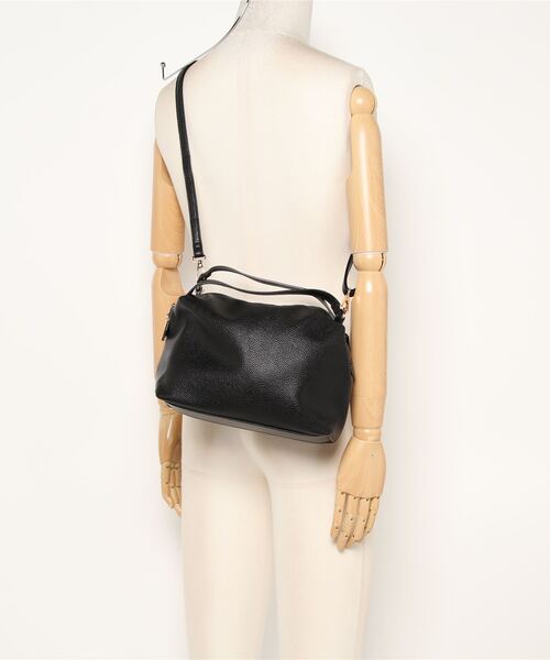 KOBE LETTUCE（コウベレタス）の「2ハンドルスクエアバッグ（ハンドバッグ・レディース・ブラック/アイボリー/グレー/グレイッシュベージュ・FREE）」の13枚目の写真