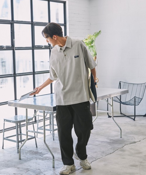 THE CRAFT CREW PRODUCTS（ザクラフトクループロダクツ）の「ウェービングベルト テーパード ストレッチ カーゴパンツ / 静電防止【THE CRAFT CREW PRODUCTS】（カーゴパンツ・メンズ・ブラック/カーキ/ベージュ・S/M/L）」の18枚目の写真