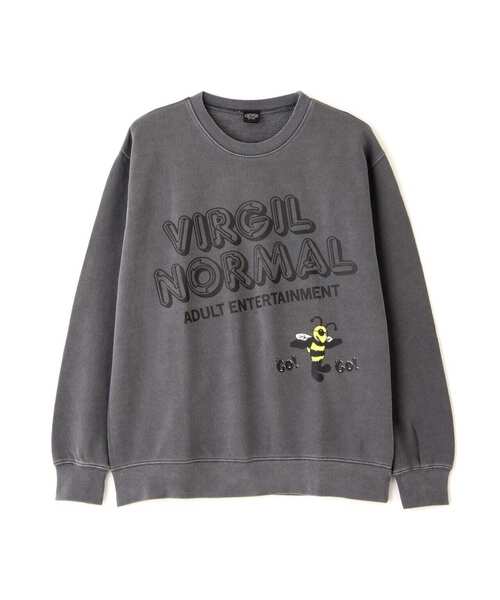 VIRGIL NORMAL(ヴァージルノーマル)の「Virgil Normal×MANASTASH/ヴァージルノーマル×マナスタッシュ/コラボSWEAT(スウェット・メンズ・チャコールグレー・XL/L/M)」の8枚目の写真