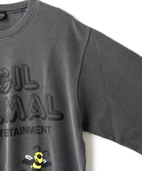VIRGIL NORMAL(ヴァージルノーマル)の「Virgil Normal×MANASTASH/ヴァージルノーマル×マナスタッシュ/コラボSWEAT(スウェット・メンズ・チャコールグレー・XL/L/M)」の10枚目の写真