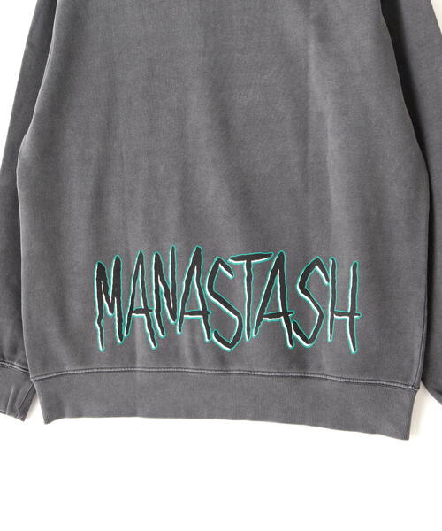 VIRGIL NORMAL(ヴァージルノーマル)の「Virgil Normal×MANASTASH/ヴァージルノーマル×マナスタッシュ/コラボSWEAT(スウェット・メンズ・チャコールグレー・XL/L/M)」の12枚目の写真